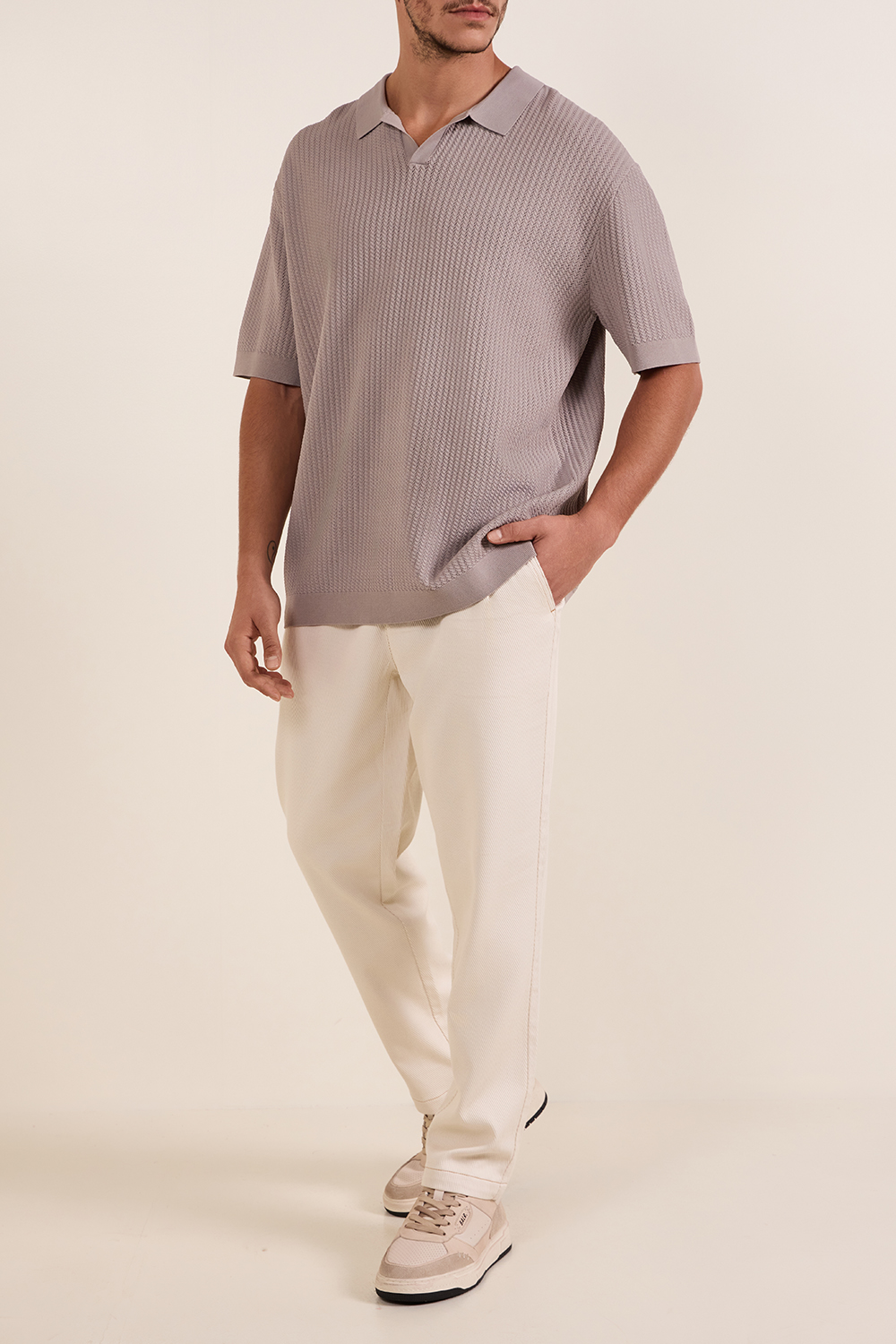 חולצת סריג פולו